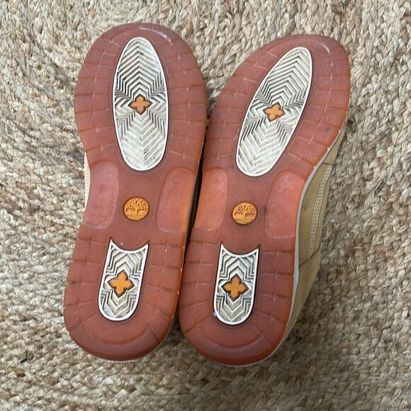 Timberland Merge Leather Suede Wheat Casual Sneakers size 9.5M - Picture 6 of 6